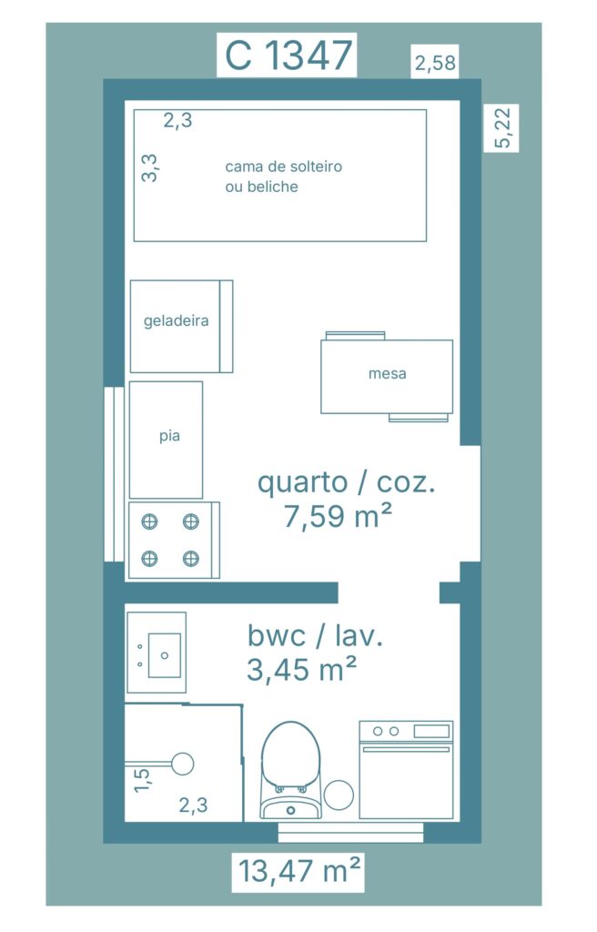 Desenho de planta baixa