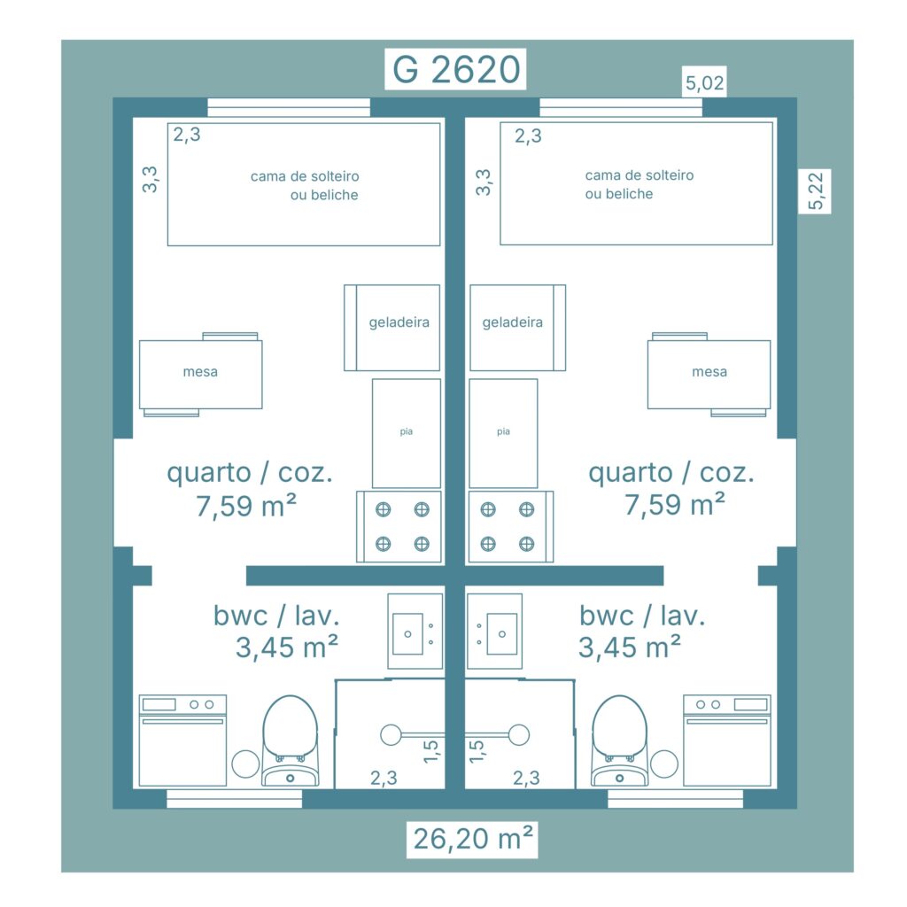 Desenho de planta baixa